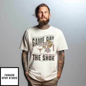 Ohio State Buckeyes Vs Texas Longhorns 2025 The Shoe Game Day T-Shirt