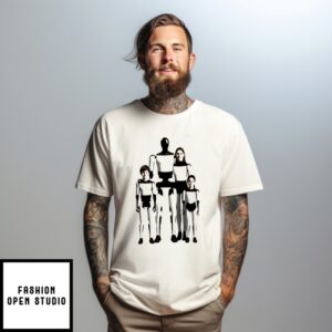 Optimus Family Portrait Robot T-Shirt