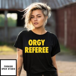 Orgy Referee Black T-Shirt