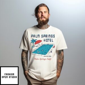 Palm Springs Hotel Pool Palm Springs Ca T-Shirt