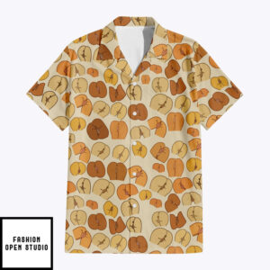 Peaches Butt Hawaiian Shirt