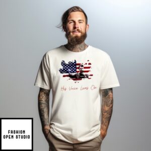 Pray For Charlie Kirk His Voice Lives On T-Shirt