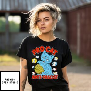 Pro Cat Anti-Fascist T-Shirt