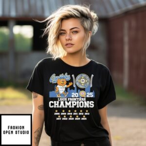 Québec Capitales 2025 Ligue Frontier Champions Mascot T-Shirt