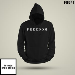 Red White & Blueberries Charlie Kirk Freedom Hoodie