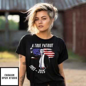 Rip Charlie Kirk A True Patriot 1993-2025 Shirt