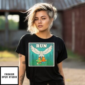 Run Halloween Game Owl T-Shirt