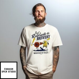 Sal Frelick Milwaukee Brewers Sal’S Ristorante & Brewery Summer Cartoon T-Shirt