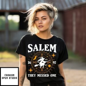 Salem They Missed One 1692 Halloween Witch T-Shirt