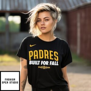 San Diego Padres 2025 Mlb Postseason Built For Fall T-Shirt