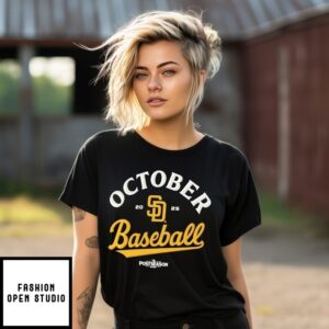San Diego Padres 2025 Mlb Postseason October Baseball T-Shirt