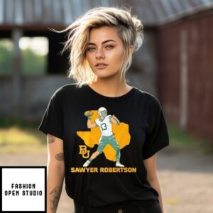 Sawyer Robertson Baylor Bears State Star T-Shirt