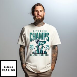 Seattle Baseball Best In The West Division Champions 2025 T-Shirt