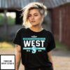 Seattle Mariners 2025 Al West Division Champions Logo T-Shirt