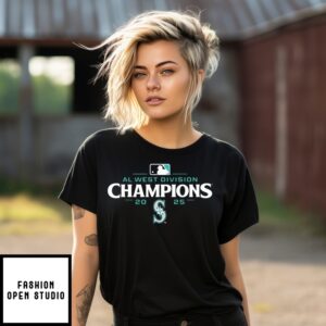 Seattle Mariners 2025 Al West Division Champs T-Shirt