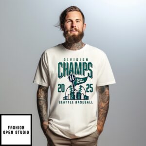 Seattle Mariners 2025 Best In The West 2025 Division Champs T-Shirt