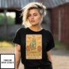Skeleton Deadlifts Tarot Card T-Shirt