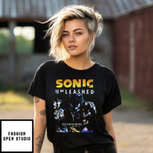 Sonic Unleashed Sonic Is A Worldwide Race Against Time But As The Sun Sets, A New Journey Awakens T-Shirt