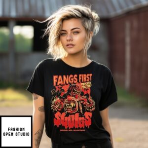 Squig Fangs First They Bite You Die T-Shirt