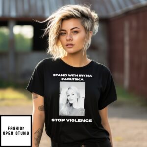 Stand With Iryna Zarutska Stop Violence Against Women T-Shirt