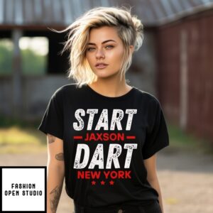 Start Jaxson Dart New York Giants Nfl T-Shirt