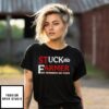 Stuck Farmer No Farmers No Food T-Shirt