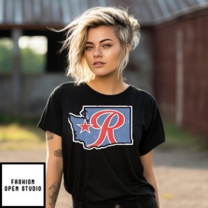Tacoma Rainiers 108 Stitches Map T-Shirt