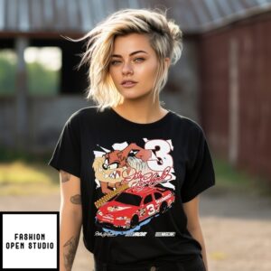Tasmanian Devil Looney Tunes X Dale Earnhardt Nascar Cartoon T-Shirt