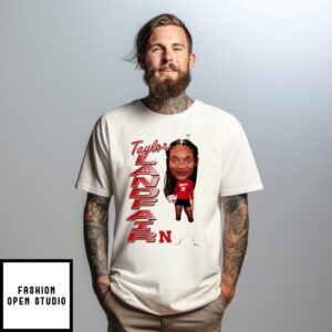 Taylor Landfair Nebraska Huskers Caricature T-Shirt