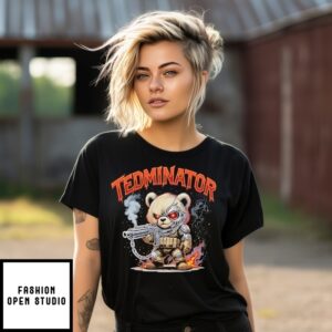 Tedminator X Teddy Bear Art T-Shirt