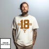 Tennessee Vols Football Desean Bishop 18 Player Number And Name T-Shirt