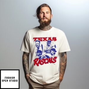 Texas Rangers Texas Rascals Comic T-Shirt