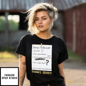 Thanks Jerry Jerry’S To-Do List Micah Parsons Packers T-Shirt