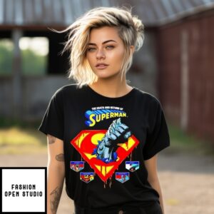 The Death And Return Of Superman Logo T-Shirt