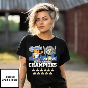 The Québec Capitales 2025 Ligue Frontière Champions Mascot T-Shirt