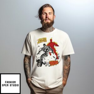 The Silver Surfer Human Torch Marvel Comic Graphic T-Shirt