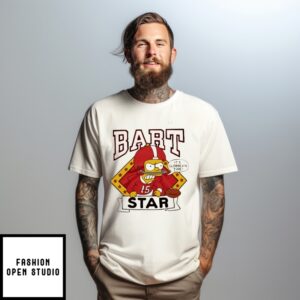The Simpsons Bart Star It’S Clobberin Time T-Shirt