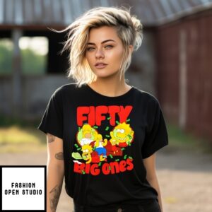 The Simpsons Fifty Big Ones Cartoon T-Shirt