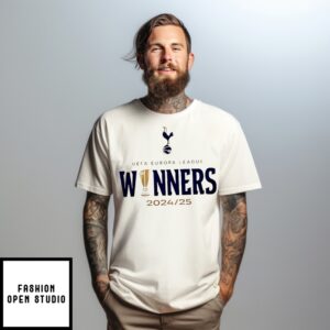 Tottenham Hotspur Europa League 2025 Winners T-Shirt