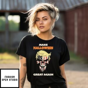 Trump Skull Make Halloween Great Again T-Shirt