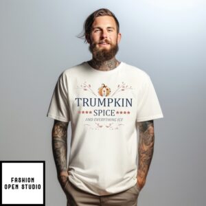 Trumpkin Spice And Everything Ice Halloween Pumpkin T-Shirt
