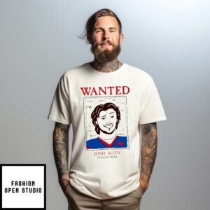 Wanted Josh Allen Stealing Wins Buffalo Bills T-Shirt