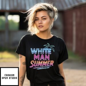 White Man Summer Retro Vibe T-Shirt