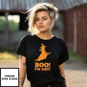 Witch Boo I’M Gay Halloween T-Shirt