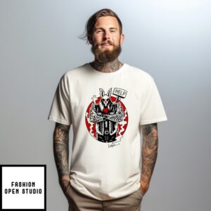 Wyatt Sicks Lumis Collection Ramblin Rabbit T-Shirt