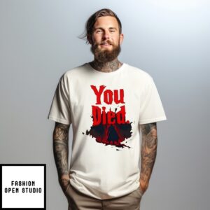 You Died Bloodborne Red T-Shirt