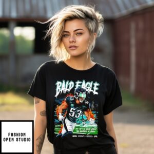 Zack Baun Bald Eagle Philadelphia Eagles Graphic T-Shirt