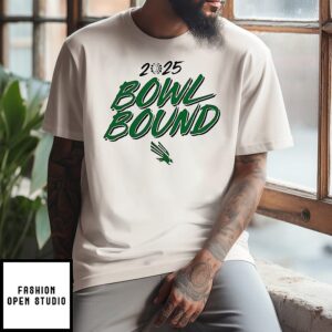 2025 Bowl Bound North Texas Football T-Shirt