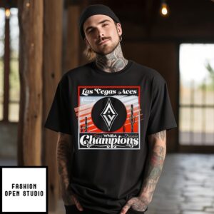 2025 Wnba Finals Champions Las Vegas Aces Sunset T-Shirt