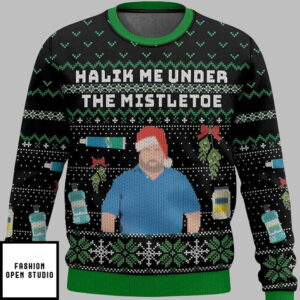 90 Day Fiance Big Ed Halik Me Under The Mistletoe Ugly Christmas Sweater